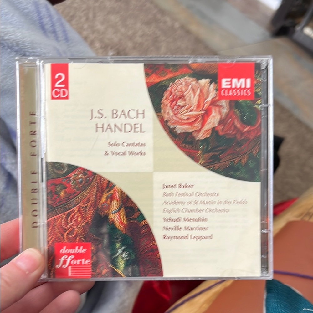J.S. Bach & Handel Solo Cantatas & Vocal Works 2CD - Red